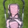 pink twin pram for dolls Image 4