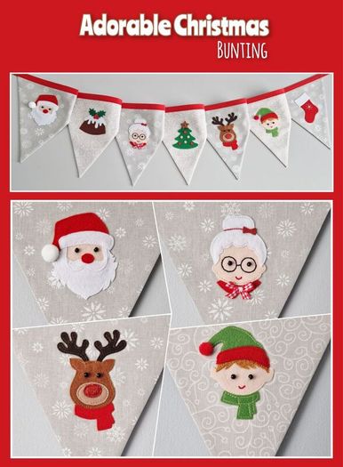 Adorable Christmas Bunting