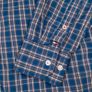Tommy Hilfiger Blue Plaid Check Long Sleeve Shirt Elbow Patches Size M Image 2