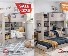 Bunk Beds Kids Bunk Double Bunk Bed IFS Furn