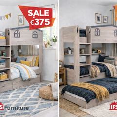 Bunk Beds Kids Bunk Double Bunk Bed IFS Furn