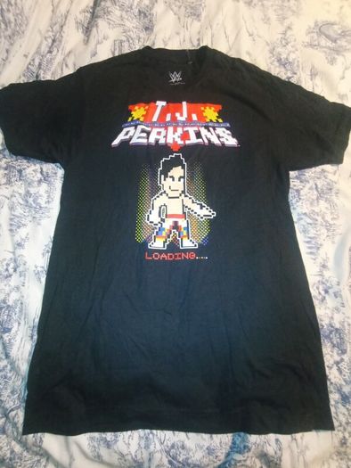 WWE tj Perkins wrestling t shirt size medium
