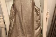 NWT River Island Gold Lame Vest size 8