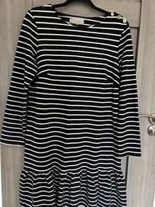 Hobbs London Stripped Dress (UK: 12)