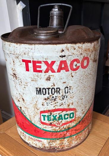 Vintage Texaco 5 Gallon Can