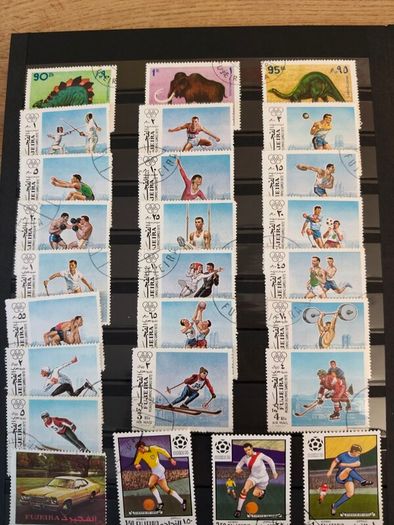 Stamp album collection