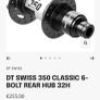 MTB - DT Swiss 350 Classic rear and front hub Image 9