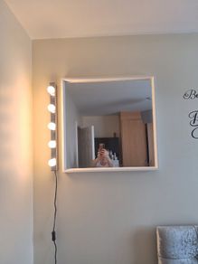Ikea mirror lights and bulbs