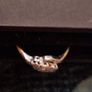10 Ct Gold Antique Diamond Ring Image 3