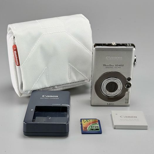 Canon Powershot SD400 5MP Digital Elph  Ultra Compact Camera