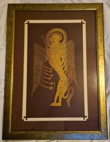 Celtic Art- Siobhan Doyle - Serigraph of St. Mark