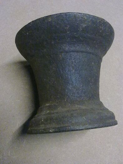Old cast iron mortar