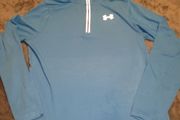 mens blue under armor long sleeve running top