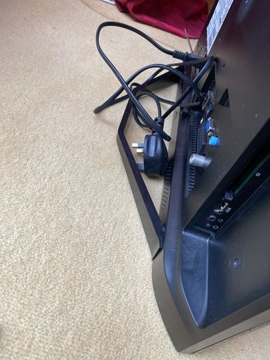 TV and DVD player
