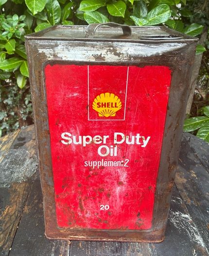 Vintage Shell 20L Oil Can