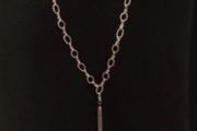 costume necklace Bnwt long silver necklace Bnwt