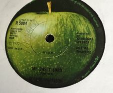 Iconic rare. George Harrison vinyl single record- My sweet Lord