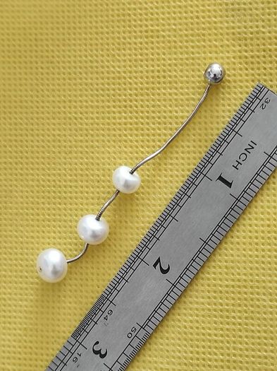 Sterling silver pearl pendant