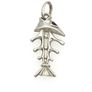 Vintage 925 Sterling Silver Fishbone Pendant Image 4