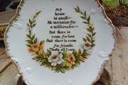 Vintage Display plate "home"