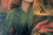 An Original Rare Print from Picture Relics - Beata Beatrix (1870) by ROSSETTI