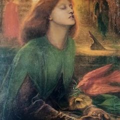 An Original Rare Print from Picture Relics - Beata Beatrix (1870) by ROSSETTI