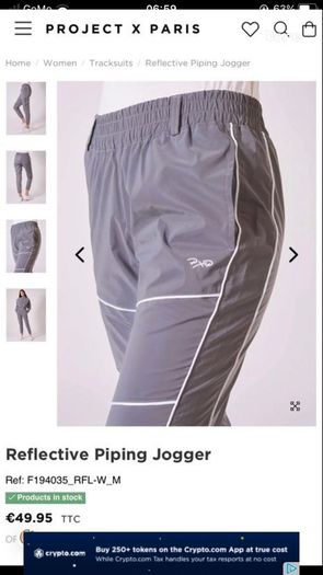 Reflective cycling trousers