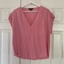 Primark Pink V Neck Top Image 5