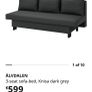 2 x ALVDALEN - 3 Seat sofa bed Image 3