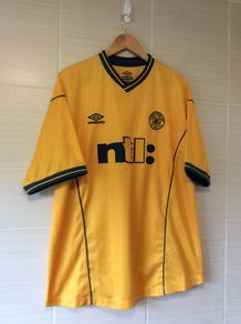 Celtic Jersey. Official Mens Away Jersey. Season 2000/2001. Original From The Time. Not A Modern Day Remake.
