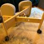 Wooden Kneeling Ergonomic Chair Orthopaedic Posture Stool Frame Seat Beige Image 7