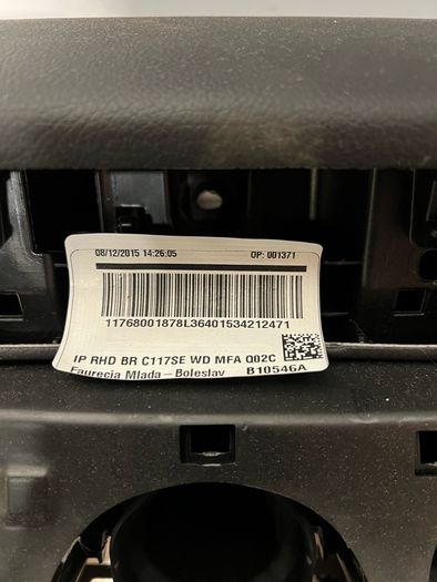 Dashboard Mercedes CLA 2016 C117
