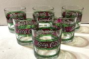 Coca Cola set of Liberty glasses from the 80's