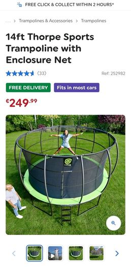 14 ft trampoline