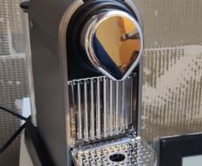 Nespresso coffee capsule machine