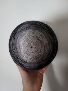 Gradient grey knitting wool yarn 200g NEW yarn cake crochet knitting yarn