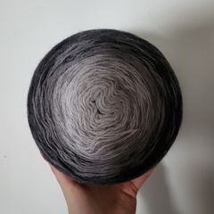 Gradient grey knitting wool yarn 200g NEW yarn cake crochet knitting yarn