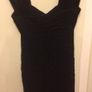River Island black ruffle body con dress Image 2
