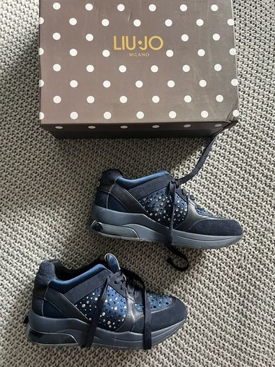 Liu Jo navy shoes trainers 37 4