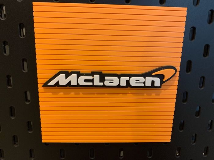 McLaren F1 Racing Team Artwork 3D Printed (Free Postage)