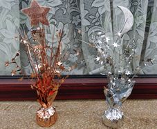 Two Christmas Decorations.
