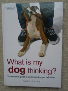 What is my dog thinking,Gwen Bailey,Hardback book.books.non fictionPet behaviour book