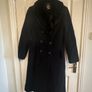 Full length black coat from Debenhams Image 4