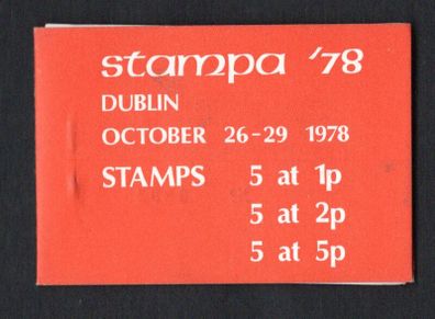 1978 Ireland Stampa Exhibition Booklet Mint Never Hinged (MNH) number 892