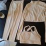Figure Activewear 3-Piece Set - Pearl Almond - Size M - Brand New Image 10
