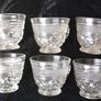 6 Vintage Pressed Glass  Wexford Punch Cups by Anchor Glass Co. USA. Image 6
