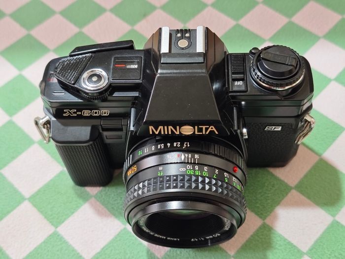 Rare Minolta X-600 SLR (Japan Only) + Minolta MD 50mm f/1.7 Serviced