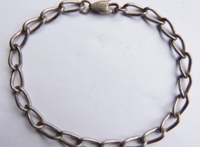 Vintage Sterling Silver 925 Chain Link Bracelet length 7,2" - 6,4g