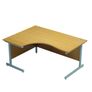 New Radial Desk with Cantilever Legs 1600 x 1200mm Image 4