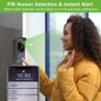 Wireless Video Doorbell Camera with Chime, 1080P Smart WiFi Door Bells Camera, Voice Changer, PIR Motion Detection, 2-Way Audio, Night Vision,Battery Powered, IP66, Works with Alexa & Google Home Image 4